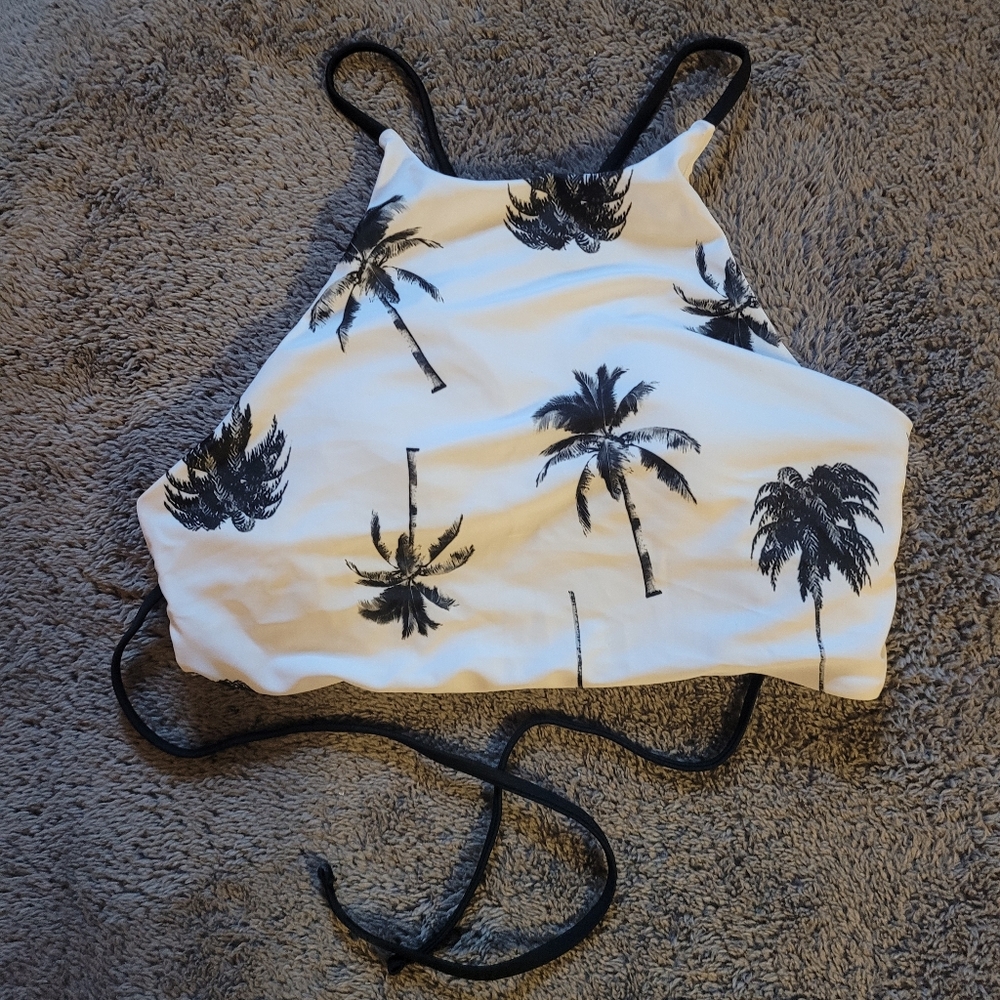 Palm Tree Bikini Top